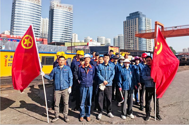 配送公司黨團聯合開展共建活動